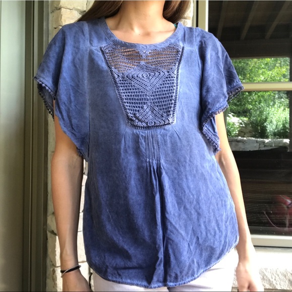Anthropologie Tops - Chambray Blouse